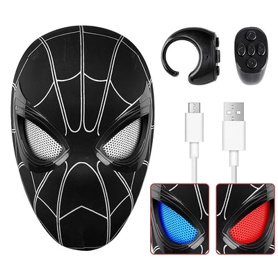 3D Spider Man Mask With Hand Remote | High Quality | Moving Eyes